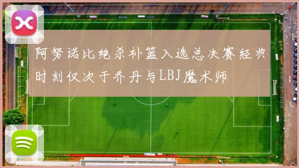 阿努诺比绝杀补篮入选总决赛经典时刻仅次于乔丹与LBJ魔术师